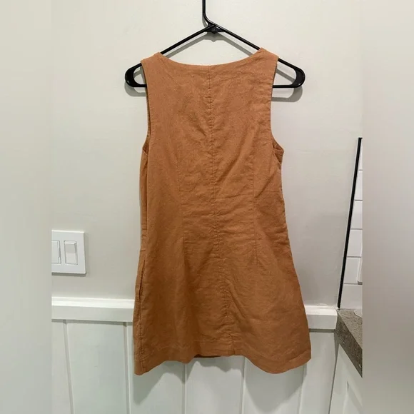 Abercrombie & Fitch Brown Sheath Mini Dress Sleeveless - Picture 5 of 5